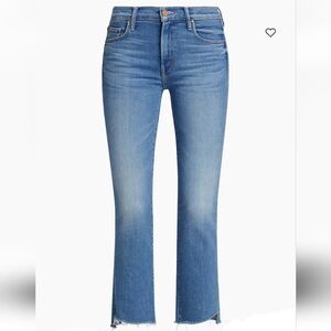 MOTHER Insider Crop Step Fray Jeans